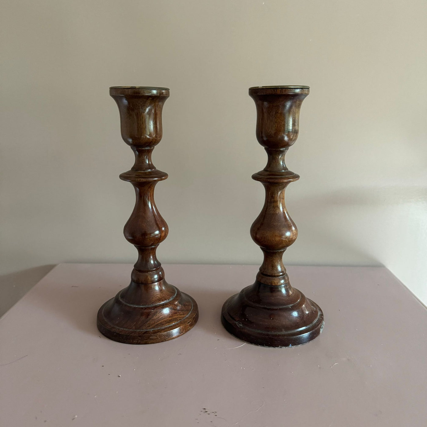 Pair of vintage Candleholders