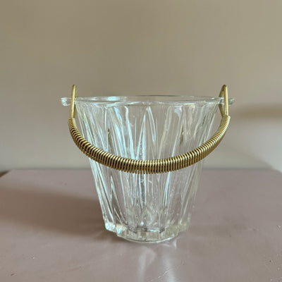 Vintage Crystal Ice Bucket