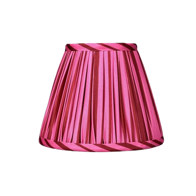 COMING SOON Philia rechargable table lamp striped pink lampshade