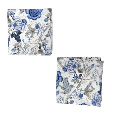 Nina napkins blue flowers