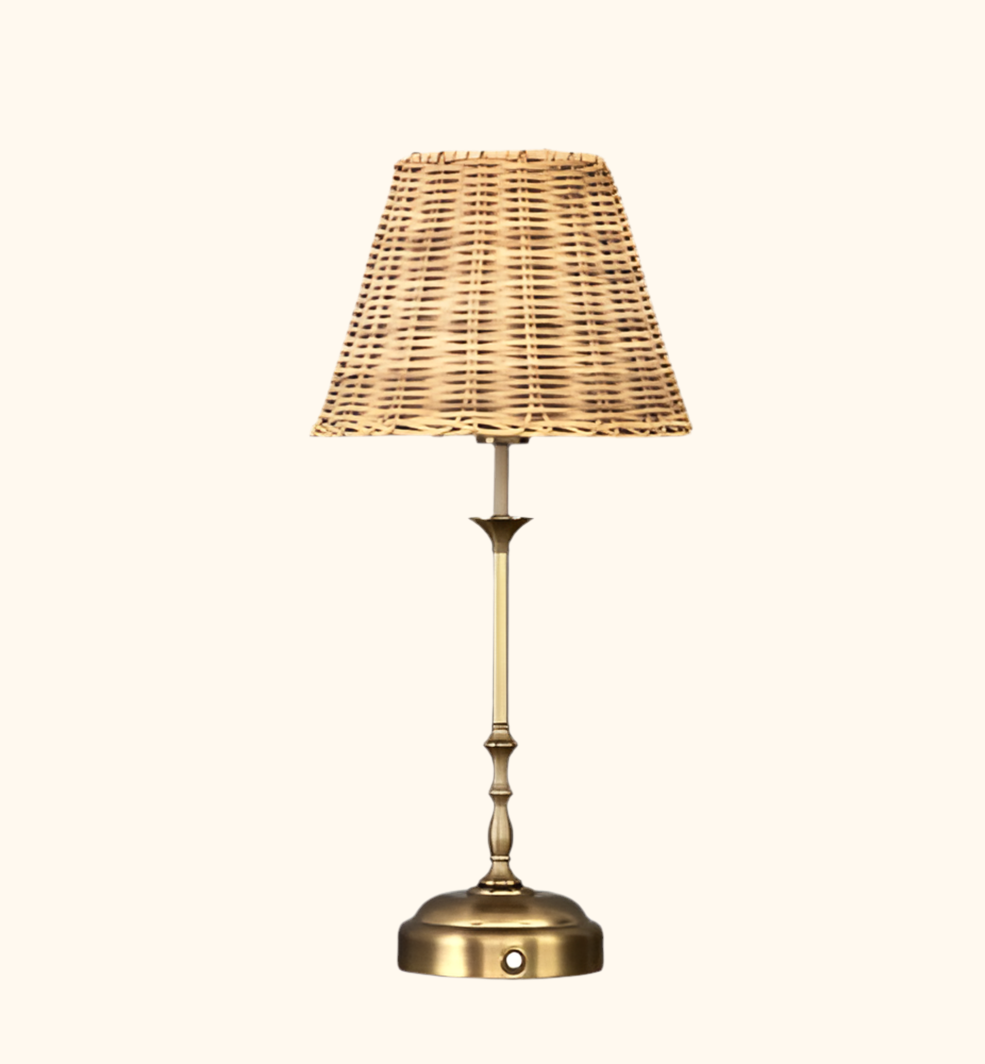 Freddie tablelamp rattan