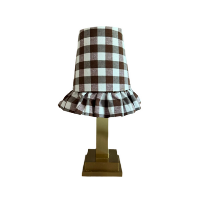 Philia Table lamp Gingham ruffle