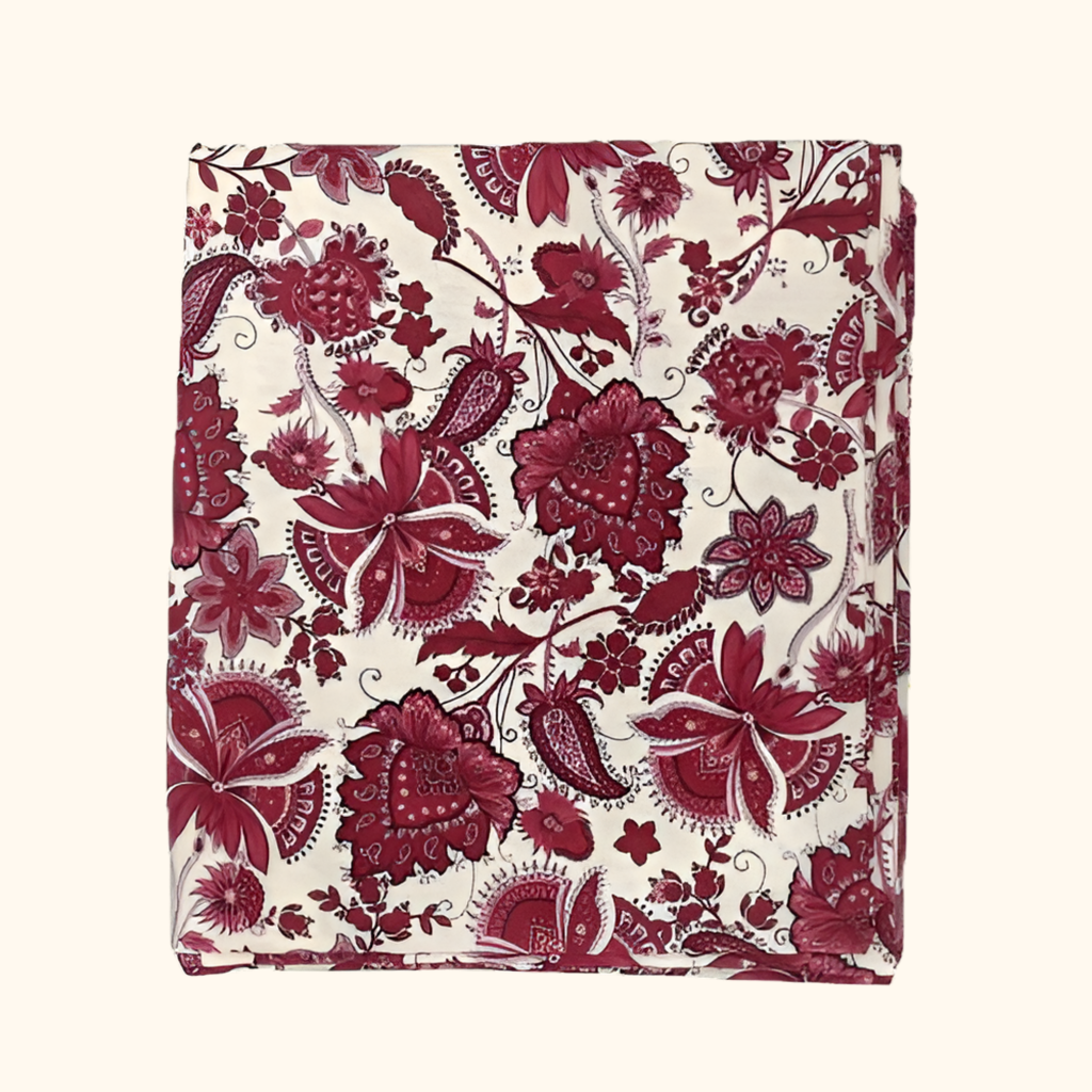 Tony Tablecloth red flowers