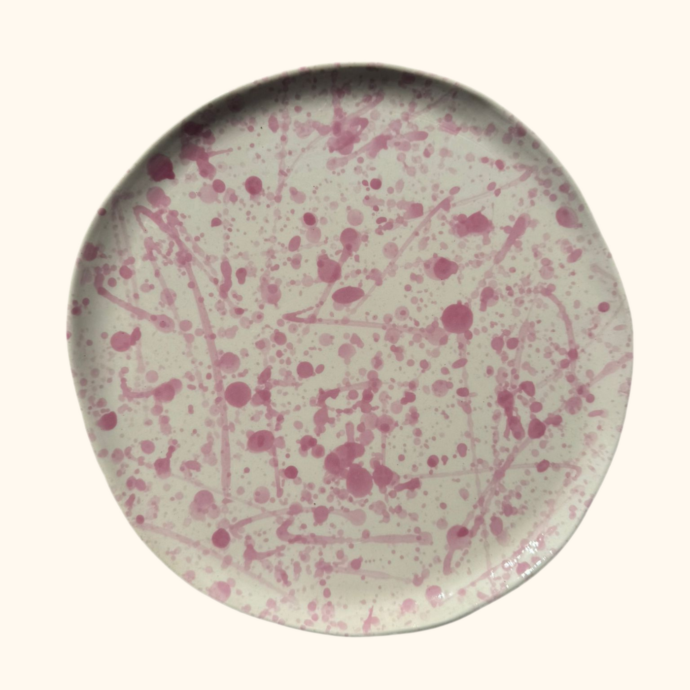 Darcy Dinnerplate Pink Handmade