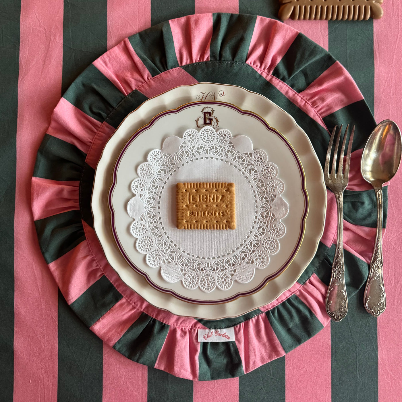 Darcy striped tablecloth