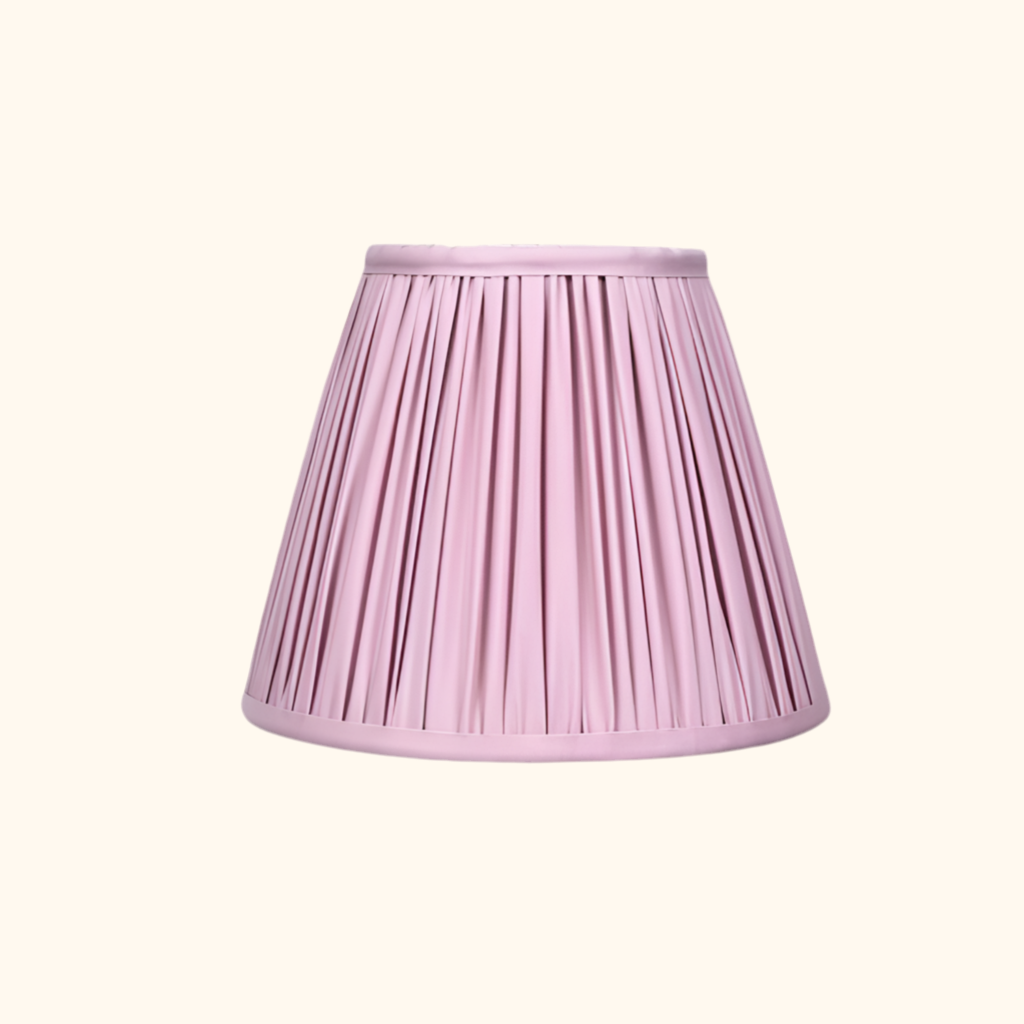 Pink lampshade