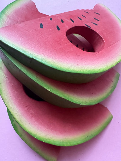 Set of 4 vintage Watermelon napkinrings