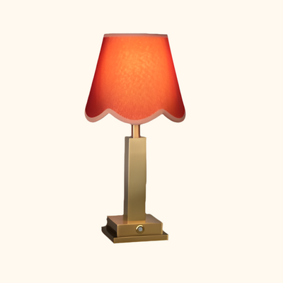 Philia tablelamp red scallop