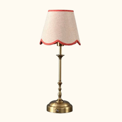 Freddie tablelamp coral scallop