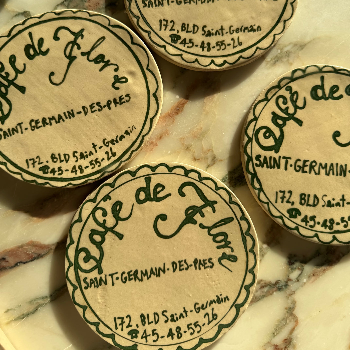 Cafe de flore coaster - back soon