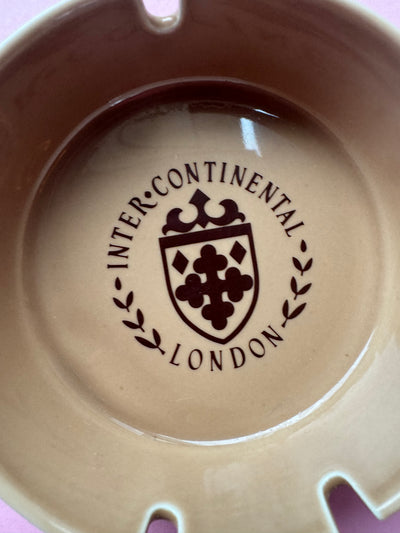 Vintage Inter-Continental London Hotel ashtray