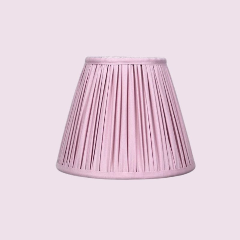 Pink lampshade